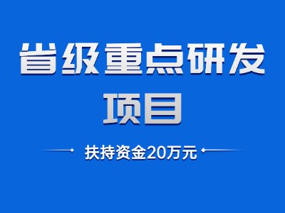 省级重点研发类计划项目